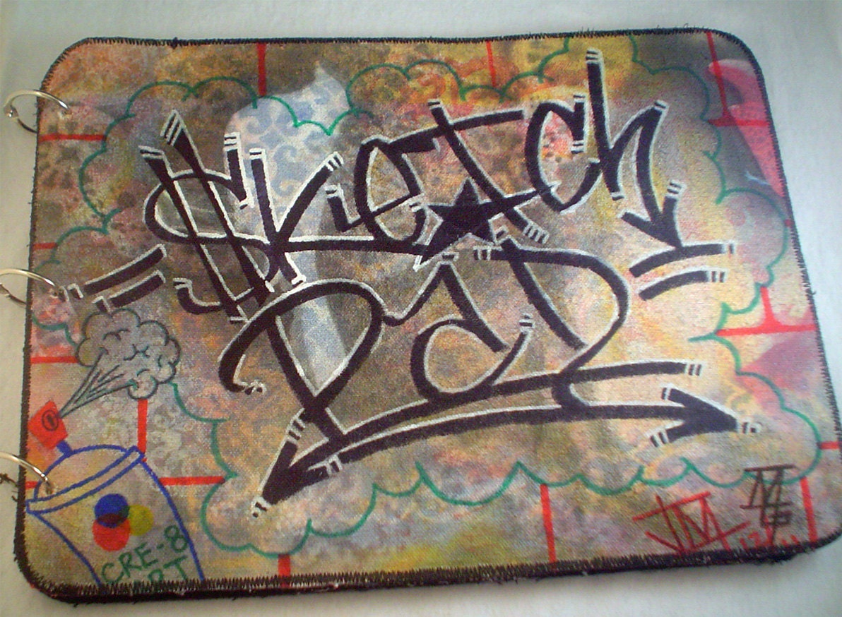 Street Series: Canvas Graffiti Sketchbook