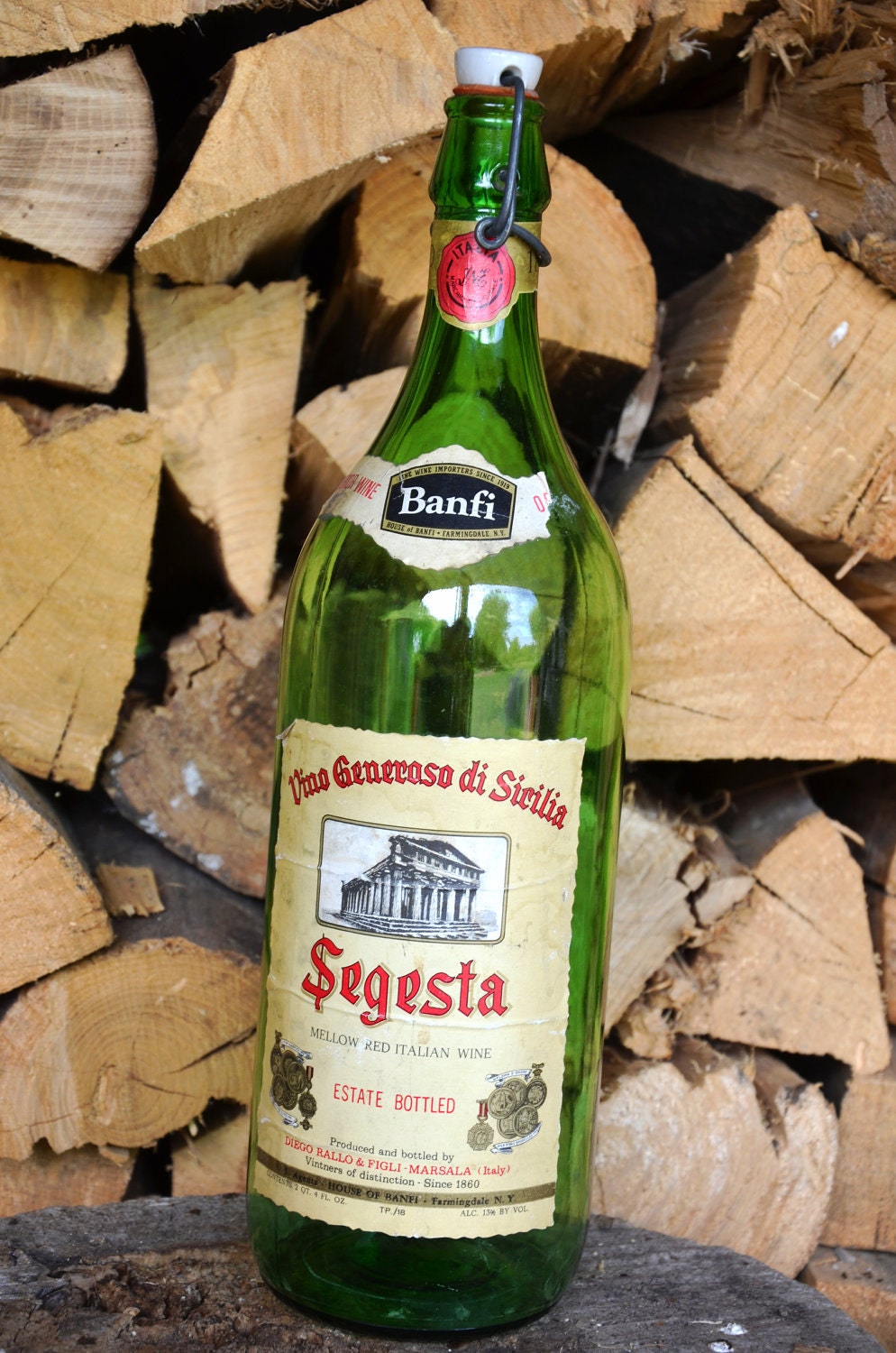 Italian Estate Wine Bottle