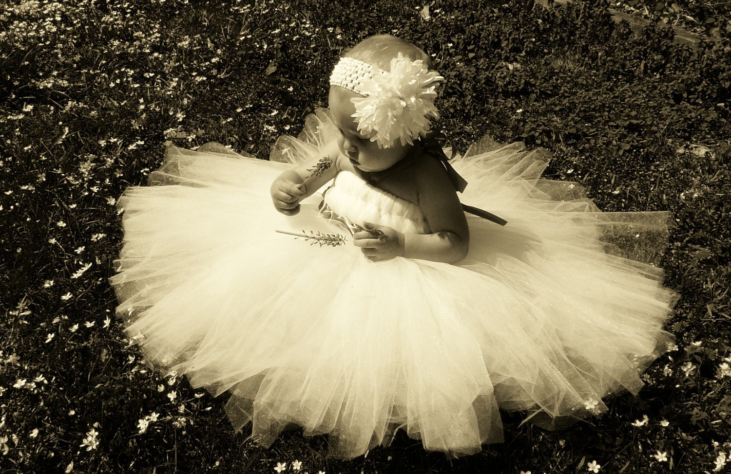 Heavenly pink snow- Flower girl dress, easter dress, birthday dress
