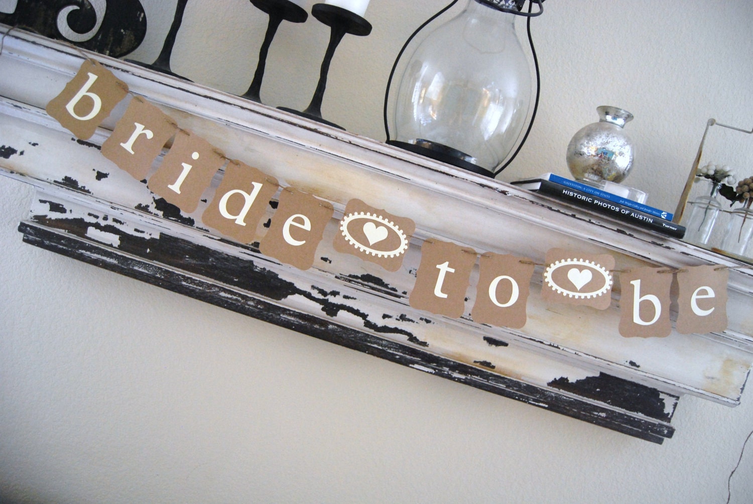 Bride To Be Banner - Decoration for Bridal Shower - Bachelorette Party - Photo Prop - Custom Colors