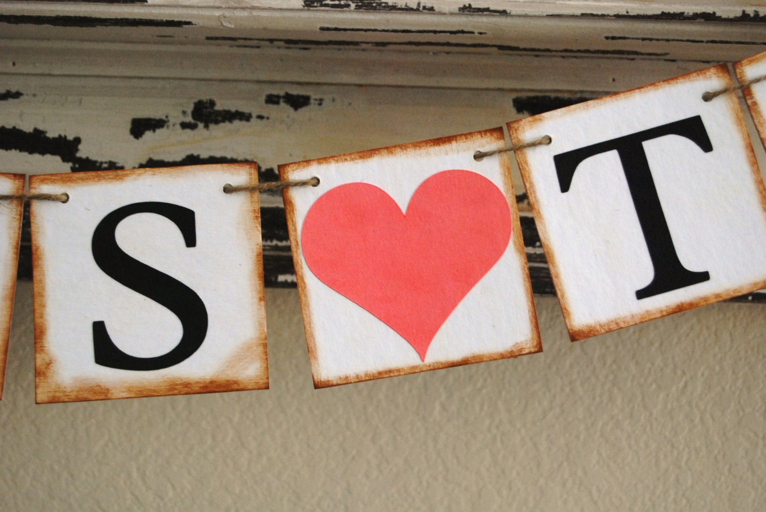 Wedding Banner Decoration - From Miss to Mrs - Bachelorette Party - Bridal Shower - Photo Prop