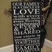 Our family sign