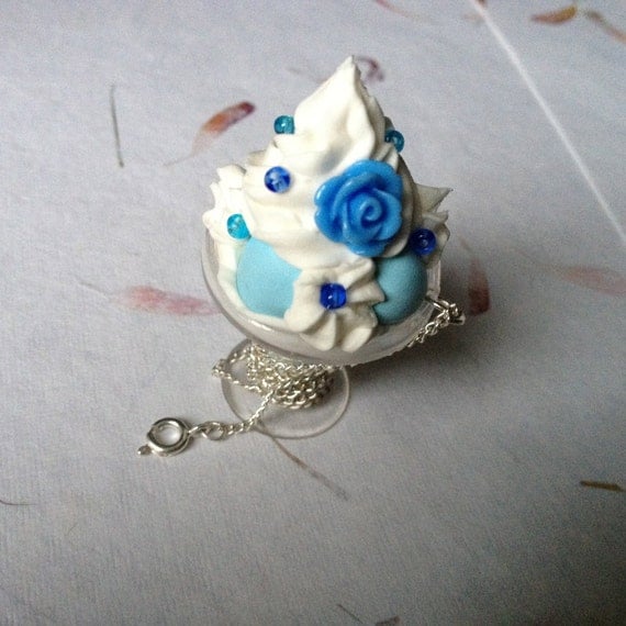 Bubblegum Ice Cream Sundae Necklace