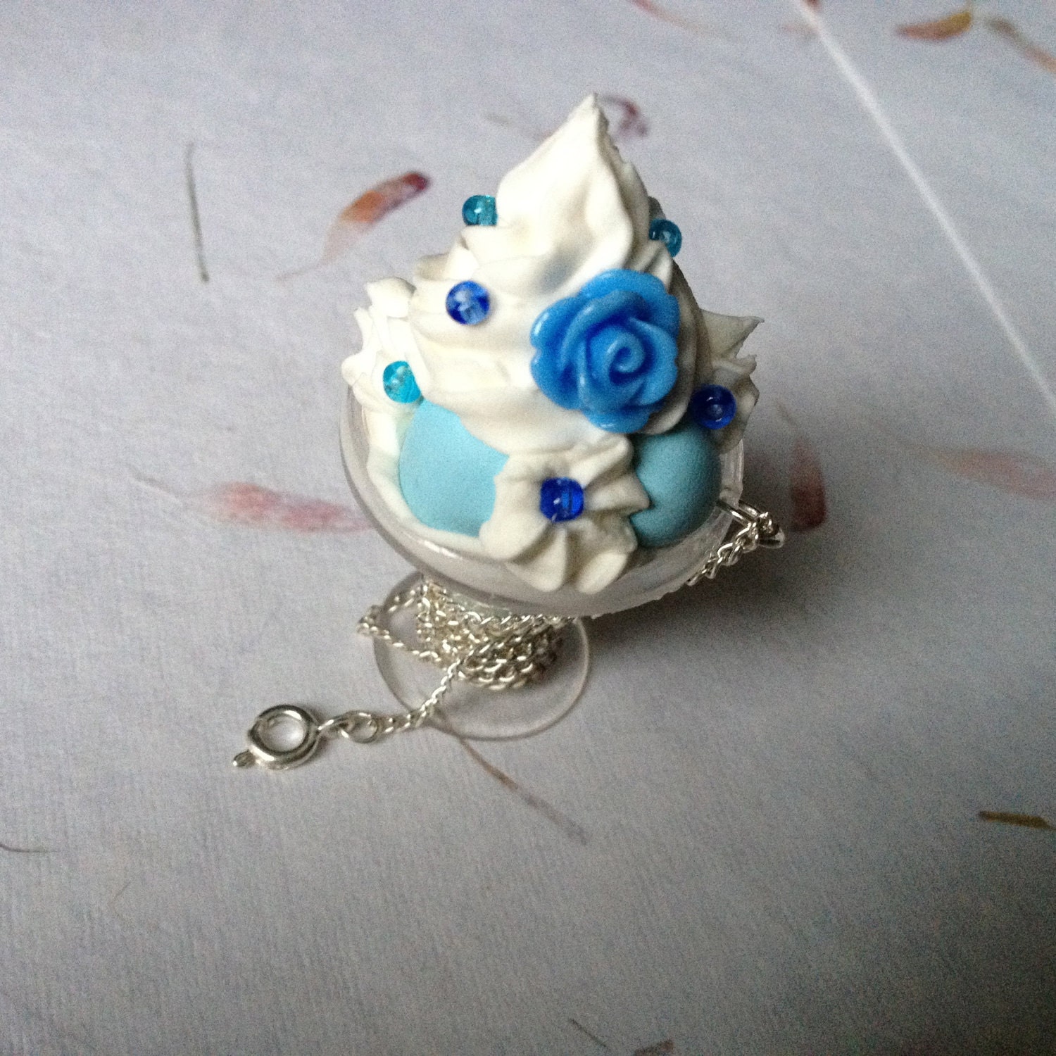 Bubblegum Ice Cream Sundae Necklace