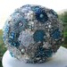 Blue Broach Bouquet. Something Blue. Deposit on a made to order bridal heirloom bouquet.