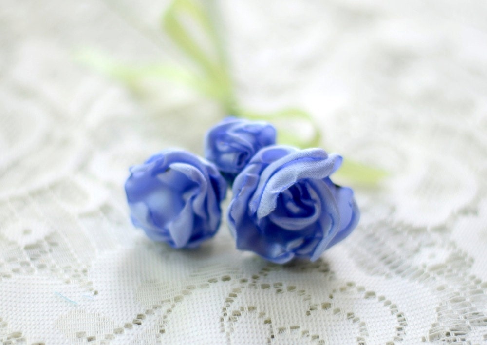 lilac fabric flower wedding decor mini bouquet