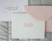 Peanut - Baby girl card