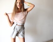 Feminine Top with Short Sleeves,Casual Chic Women Top, Pink - BLUSHFASHION