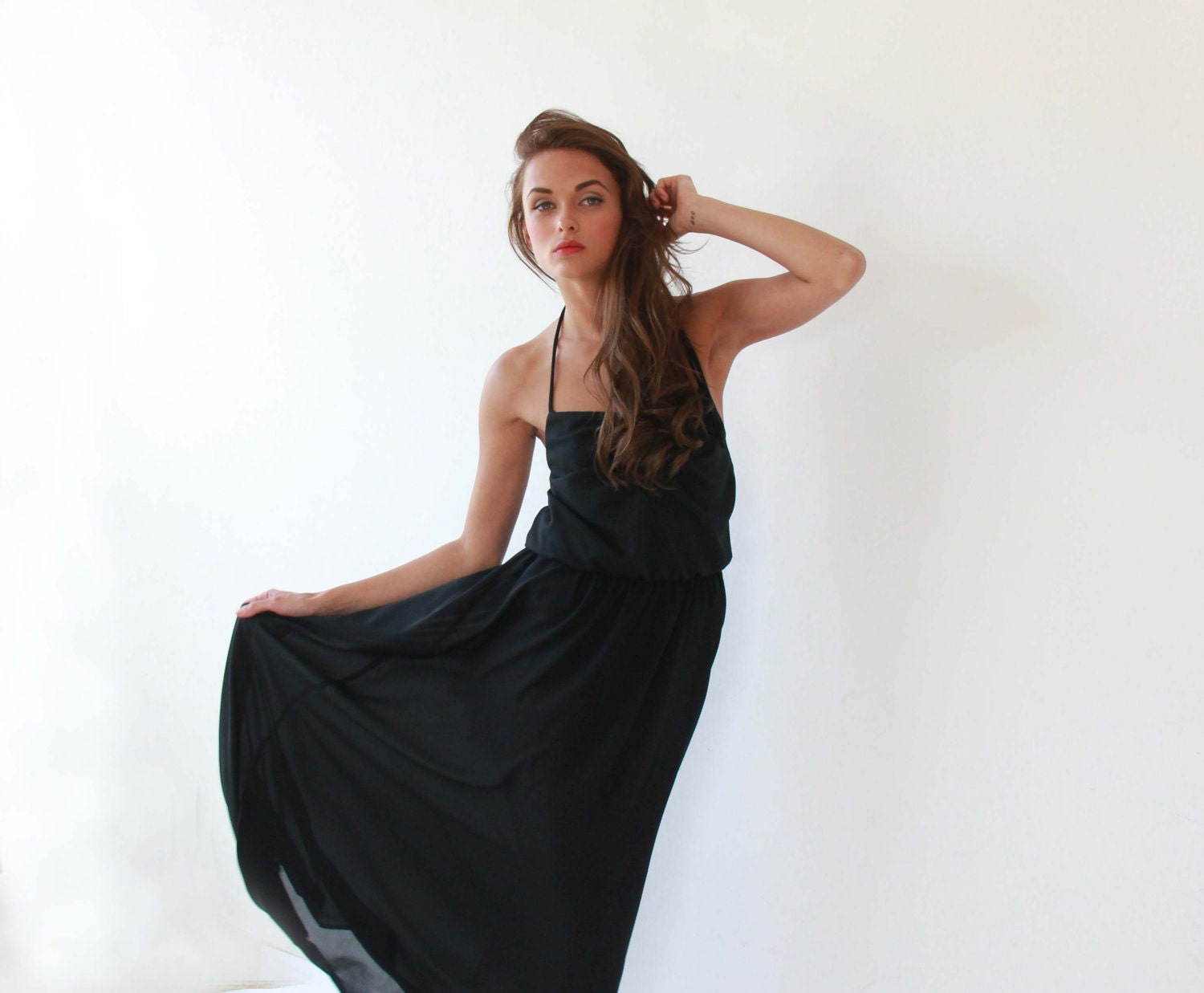 Maxi , Black , Ballerina Dress