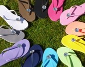 Giant Rhinestone Flip-Flops- Multiple Colors Availiable