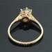 Antique Engagement Ring - 10k Rose Gold with European Cut Diamond