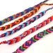 Woven Friendship Bracelets, South American, Bright Colors, SET OF 5
