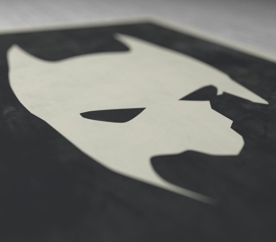 The DARK KNIGHT RISES - movie poster: 12x16" fine art print
