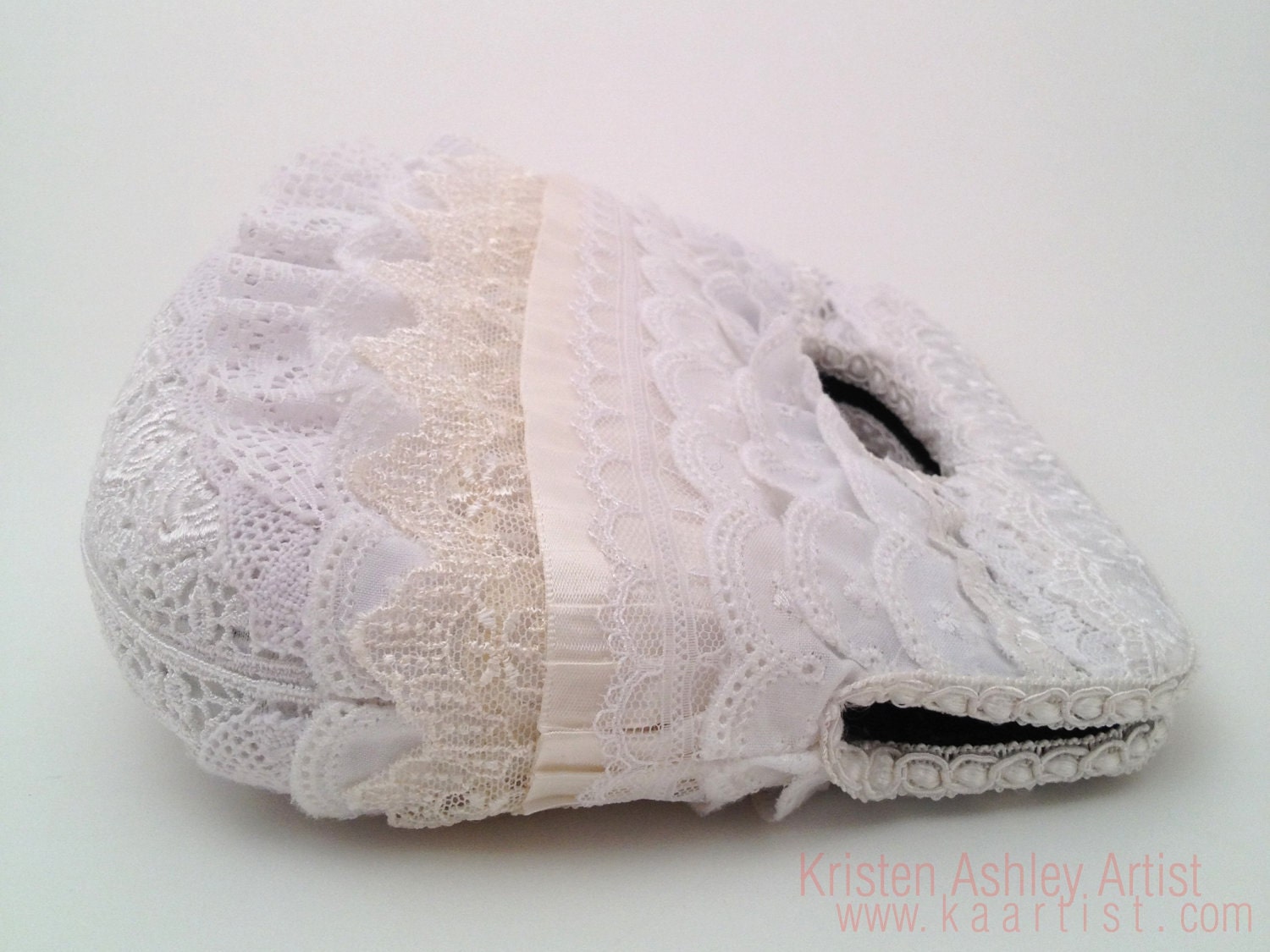 Layered Lace Covering for your Extra-Small-Sized Wedding Purse, Clutch, or Handbag