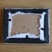 SALE - Trainer, Pikachu & love heart: Pokemon-inspired mini cross stitch in a vintage floral rose-patterned "shabby chic" frame