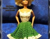 Barbie Hand Crochet Fashion Doll 2 PC. Country Summer Dress