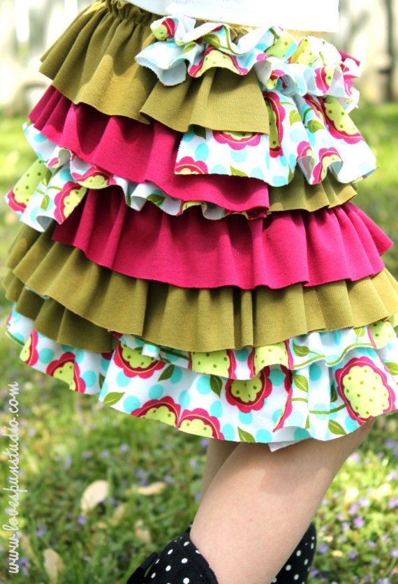 Rings of Ruffles Sweet Spring Skirt- Custom