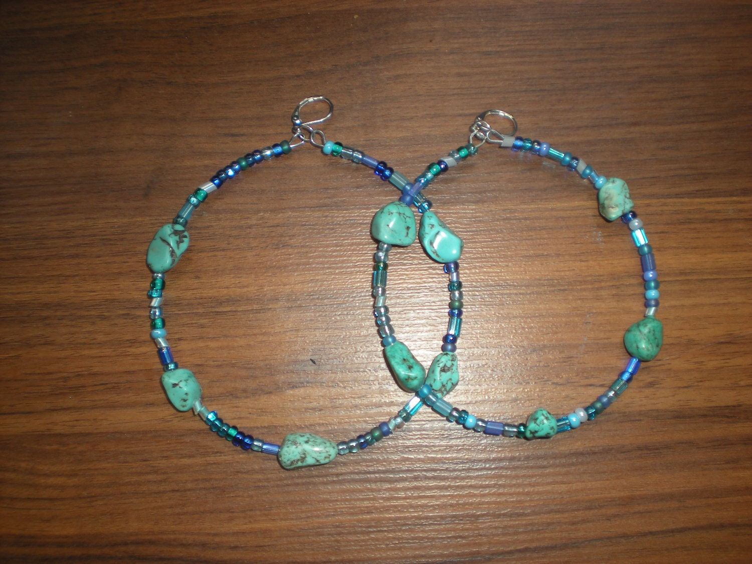 Stone Cold, Medium powder Blue Earrings