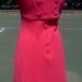 Vintage Hot Pink Sleeveless Sakowitz Houston Baby Doll Designer Dress