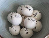 clay love ball vase fillers