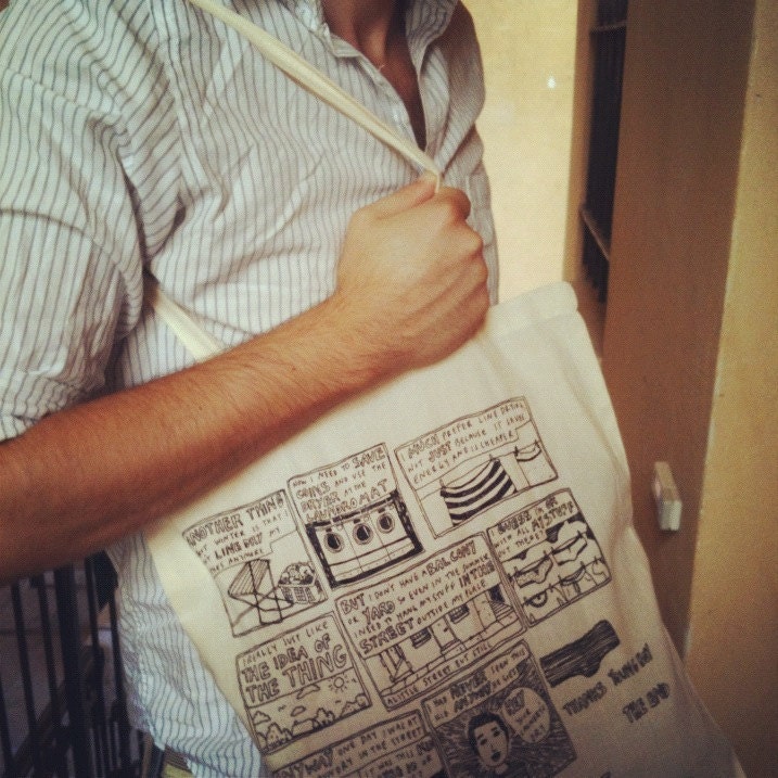 League of Ordinary Ladies 'Thanks Young Boy' 100% Cotton Tote