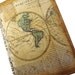 Travel Journal, Old World Map, Mini, Small Travel Notebook, Pocket Moleskine, Altered Art Journal, Wanderlust Journal