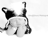 Little Stinker Skunk Hat with Braids - Made to Order