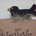 Primitive Sheep "Primitive Blessings" Folksy Wood Wall Hanging