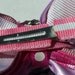hot pink and lavender cutie bottlecap hair bow