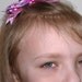 hot pink and lavender cutie bottlecap hair bow