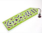 Graphic Modern Tribal Bookmark - Original Art - Medium size