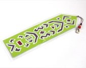Graphic Modern Tribal Bookmark - Original Art - Medium size
