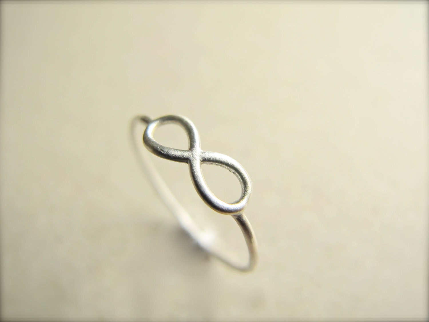 Tiny Infinity Ring - Sterling Silver