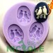 F0183 Bird Mini Mold Polymer Clay Molds Resin Mold Silicone Earrings Mold Hair Accessory Mold Home Decoration Molds