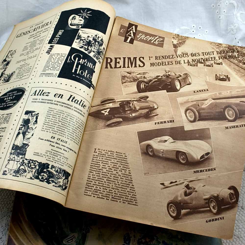 Vintage Cars 1954 French Auto Magazine