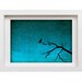 Illustration - And then... only the silence remains - Love illustration, Blue Art print, Art Posters, Wall art , Love, stairs, sky, bird