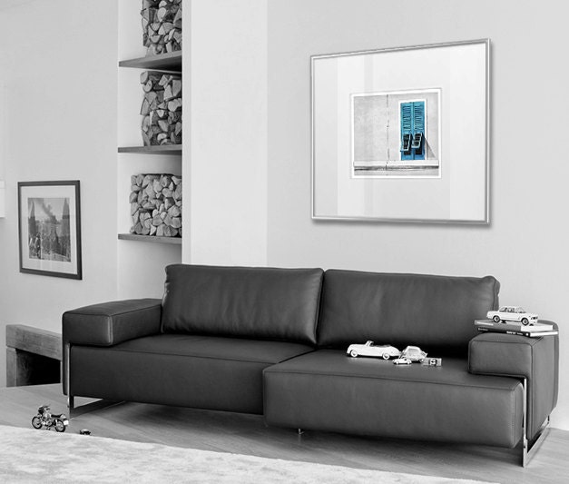 Solitude - Paris illustration -5x7art print -Paris,Paris art illustration print,Paris decor,Love,turquoise,blue,white,France,French fine art