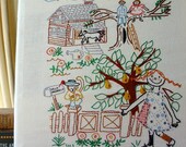 Pippi Longstocking - Embroidery Pattern PDF - Children's Story - Applique - Includes Color and Stitch Guide