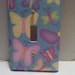 CUSTOM Butterfly light switch plate