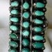 Zuni Pettipoint Vintage Sterling and Turquoise Ring : Size 5 1/4