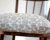 Pillow covers linen grey - decorative covers -throw pillows -shams - set of two - 20x20