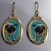 PUG Dog Love Earrings Custom Available