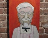 Colonel Sanders Painting 12" x 24" x 2"