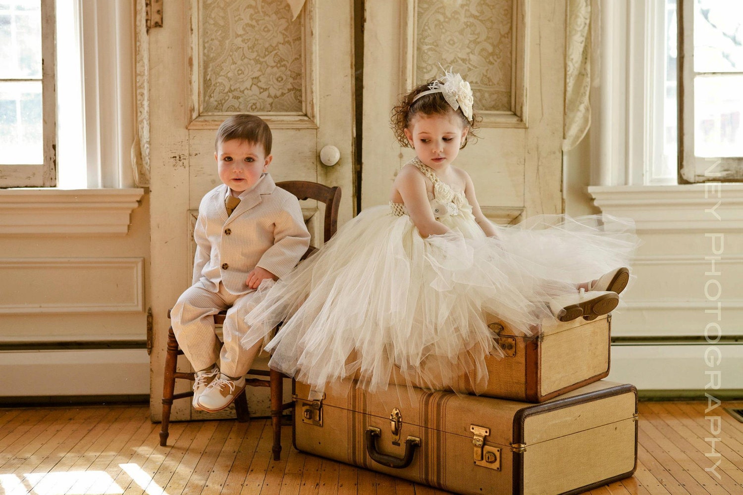 Ivory Vintage flower girl tutu dress, Flower girl dress, Wedding