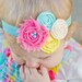 Baby Headband... Baby Girls Headband - Newborn Headband - Infant Headband - Rose Headband - Headband