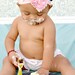 Baby Girls Headbands.... Birthday Headbands... Pink Headbands