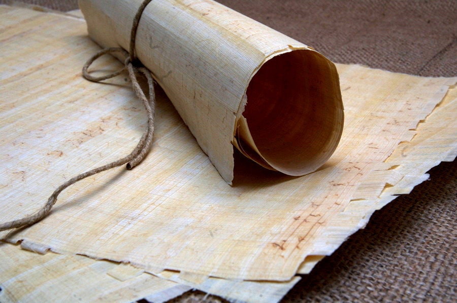 Papyrous original papers- 2 paper sheets