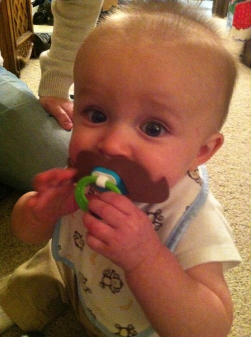 Mustache Pacifiers (Set of 2)