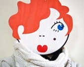 Unique hook - hanger - mask - Bonnie and Clyde - funky articles for your creative home or office