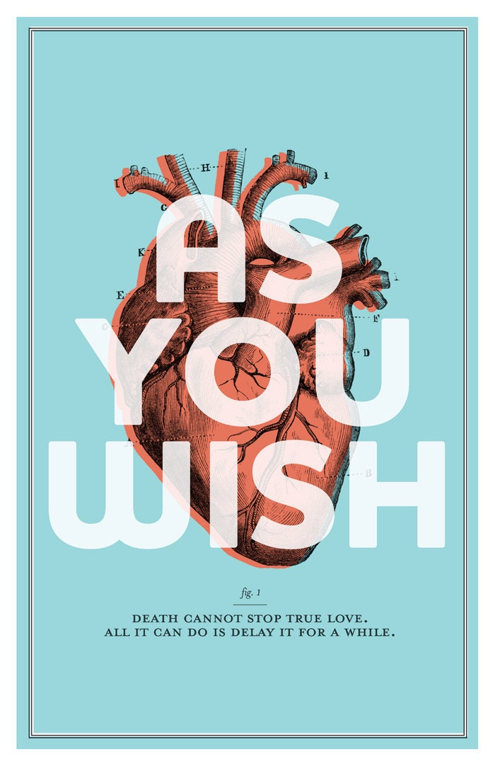 The Princess Bride - As You Wish Poster